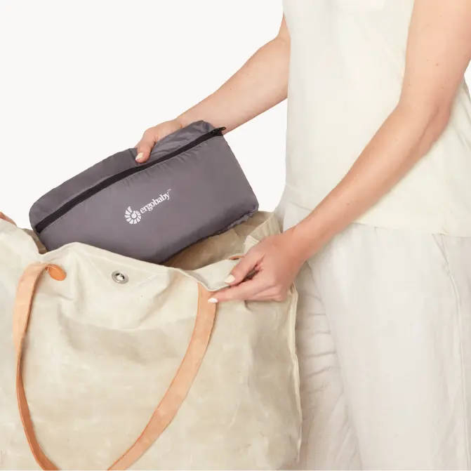 Away Carrier Integrated zipper pouch